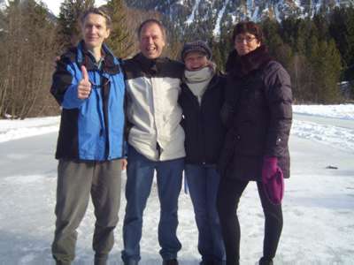 Eisstockschiessen beim Alpenpokal in Langenwang